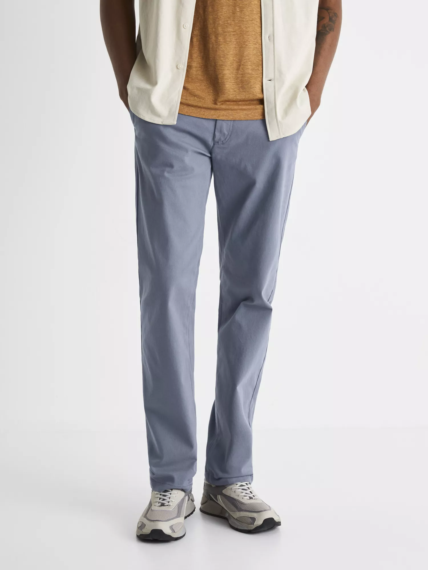 Nohavice chino straight twill Tohenri (1) Nohavice chino straight twill Tohenri (1)