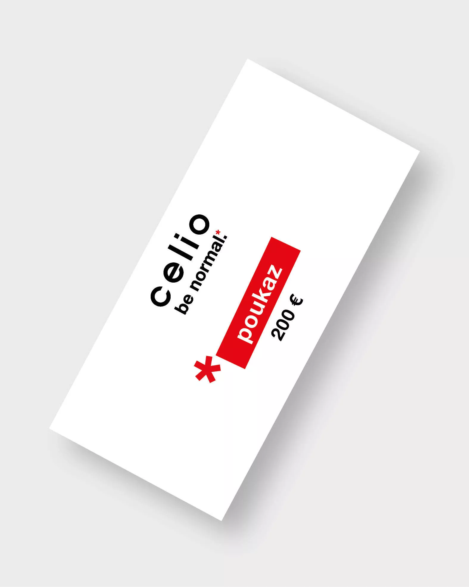 Elektronický darčekový poukaz Celio 200 EUR (1) Elektronický darčekový poukaz Celio 200 EUR (1)