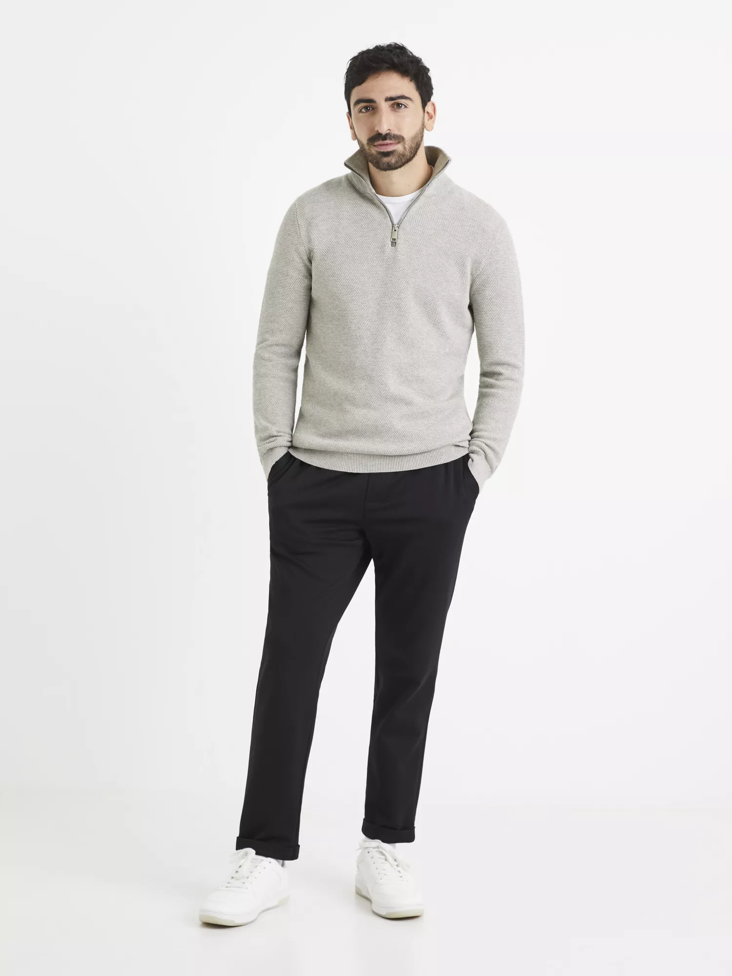 Sveter s golierom na zips Velim (3) Sveter s golierom na zips Velim (3)