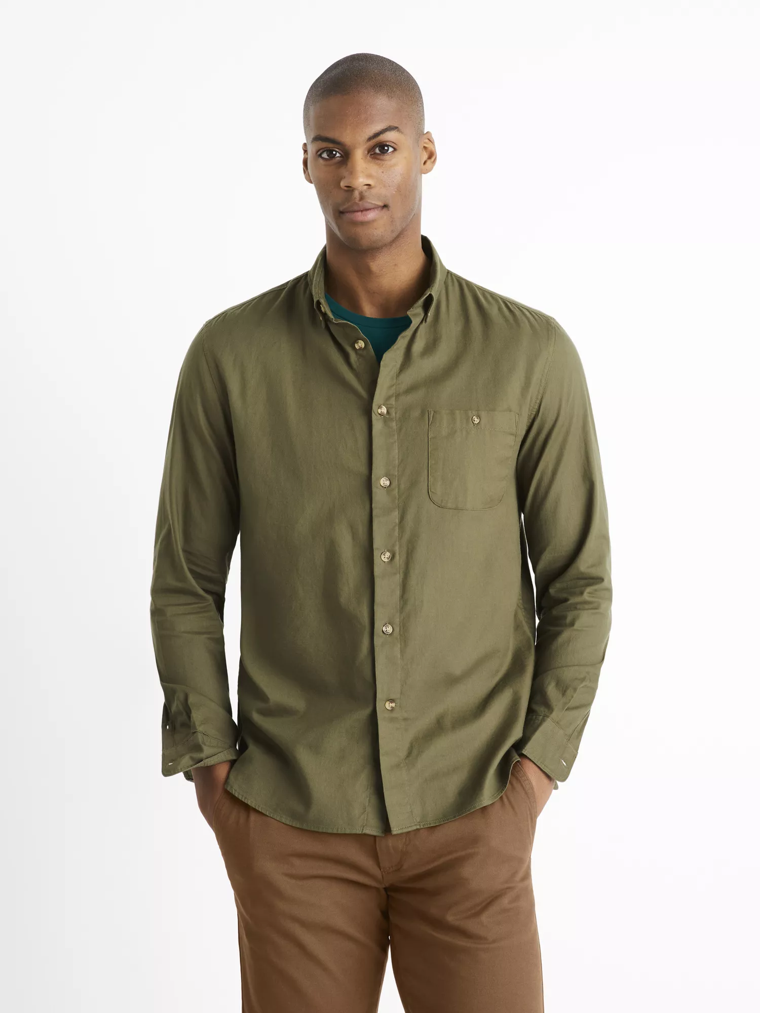 Košeľa twill regular Carobone (1) Košeľa twill regular Carobone (1)