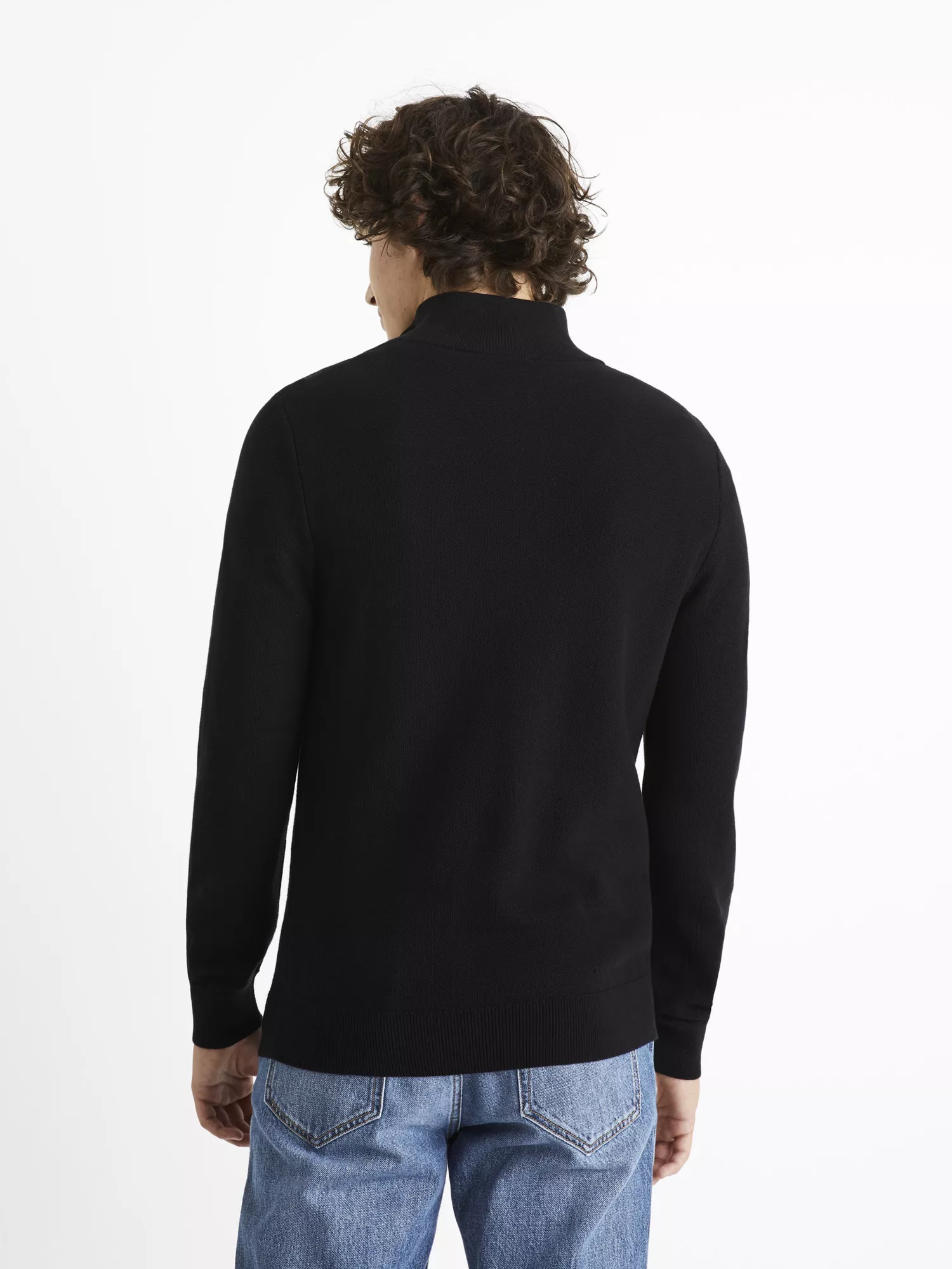 Sveter s golierom na zips Celim (4) Sveter s golierom na zips Celim (4)