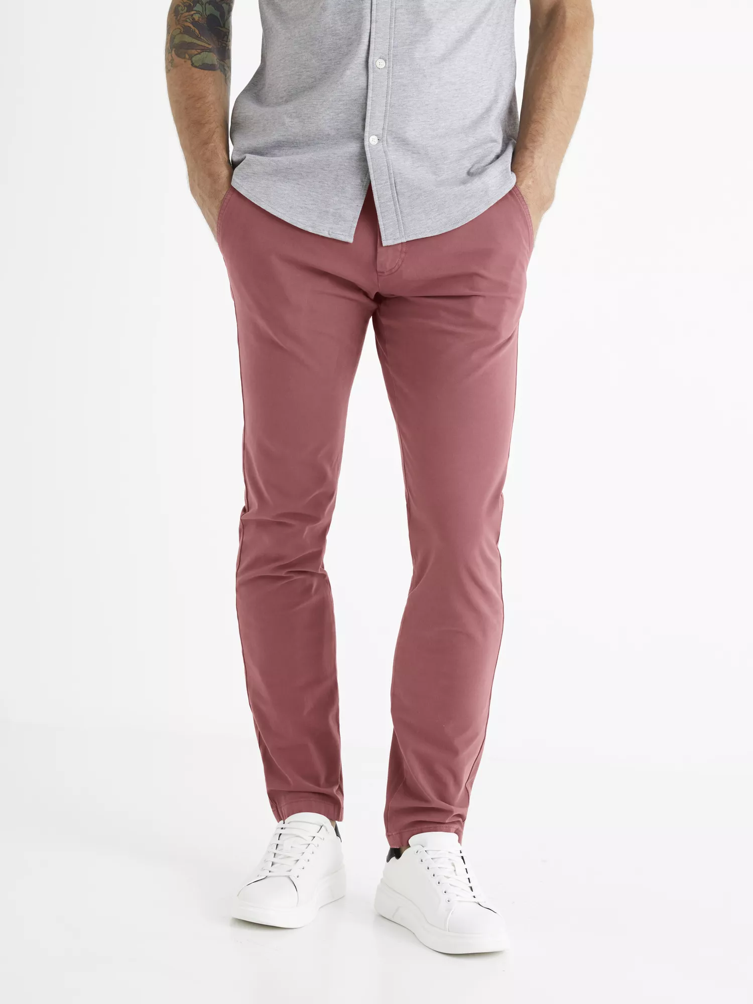 Nohavice chino slim Tocharles (1) Nohavice chino slim Tocharles (1)