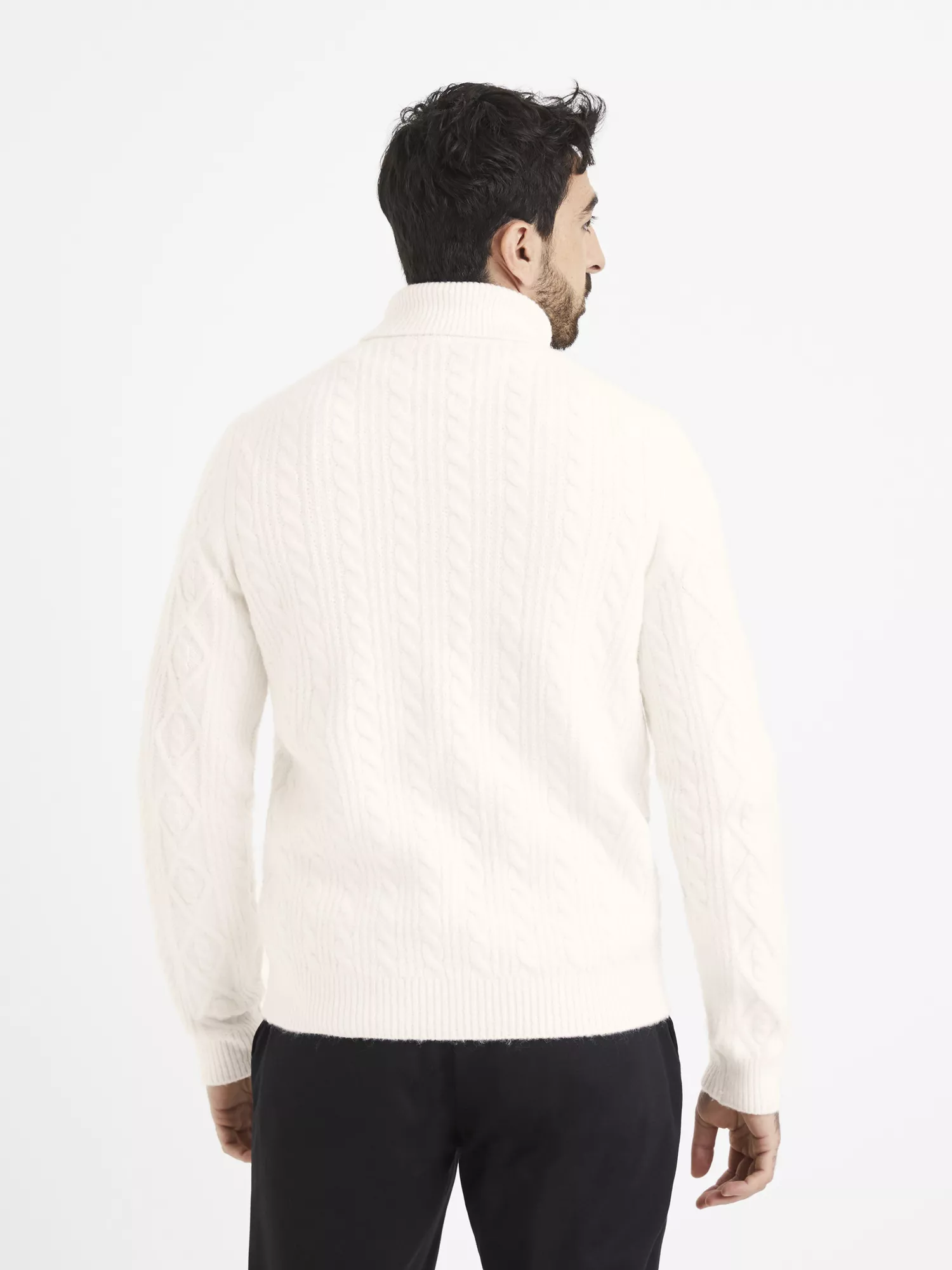Pletený sveter Verynice s rolákom (2)