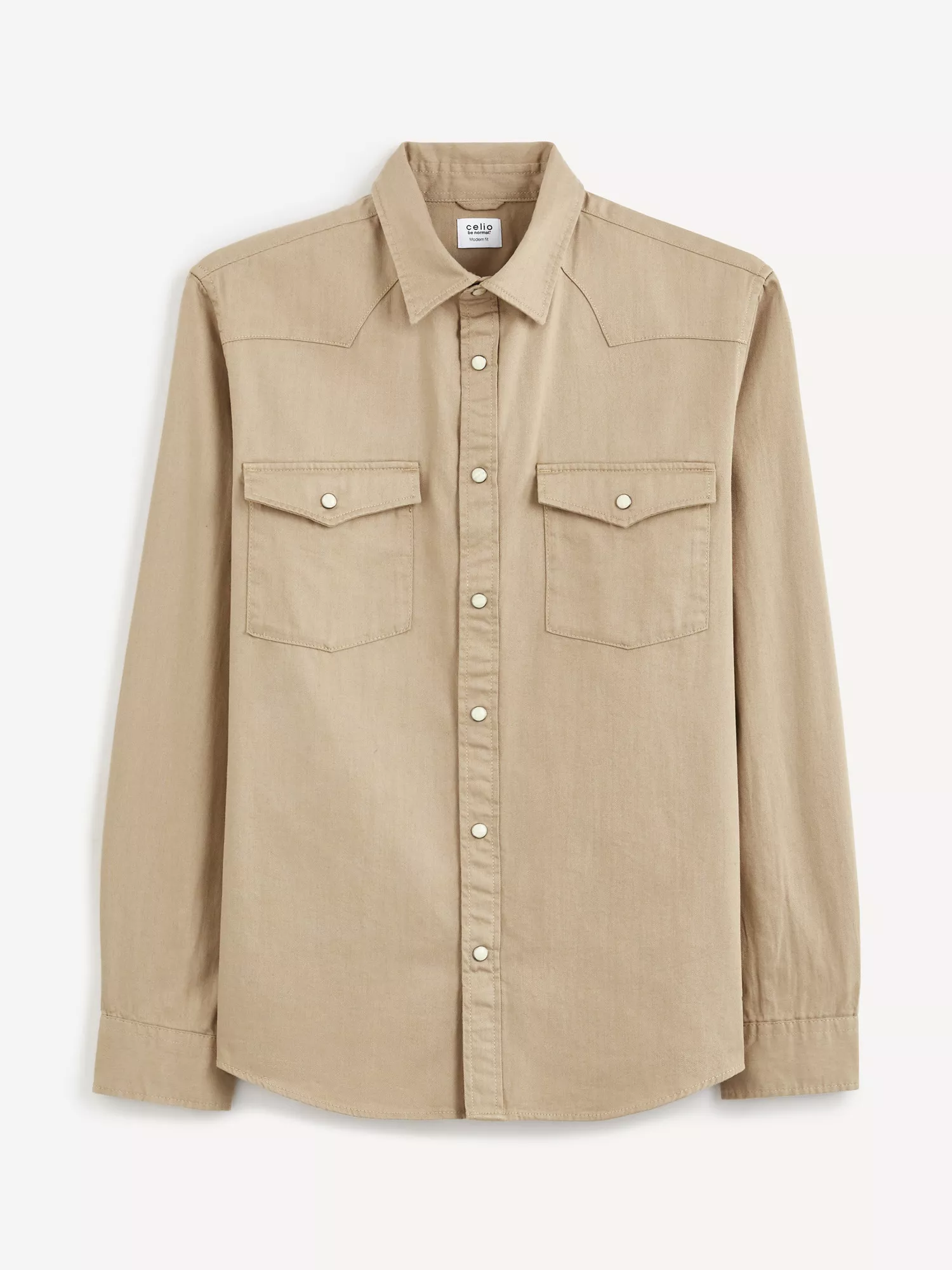 Džínsová košeľa modern fit Cadenlo (3) Džínsová košeľa modern fit Cadenlo (3)