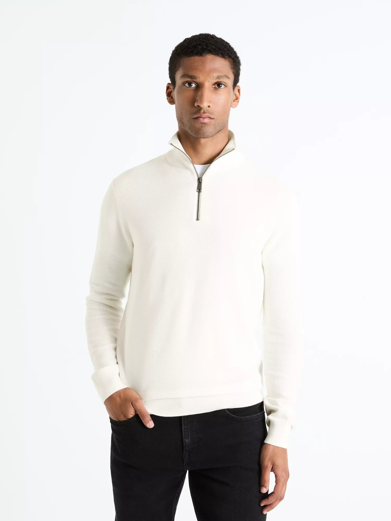 Sveter Celim s golierom na zips (3) Sveter Celim s golierom na zips (3)