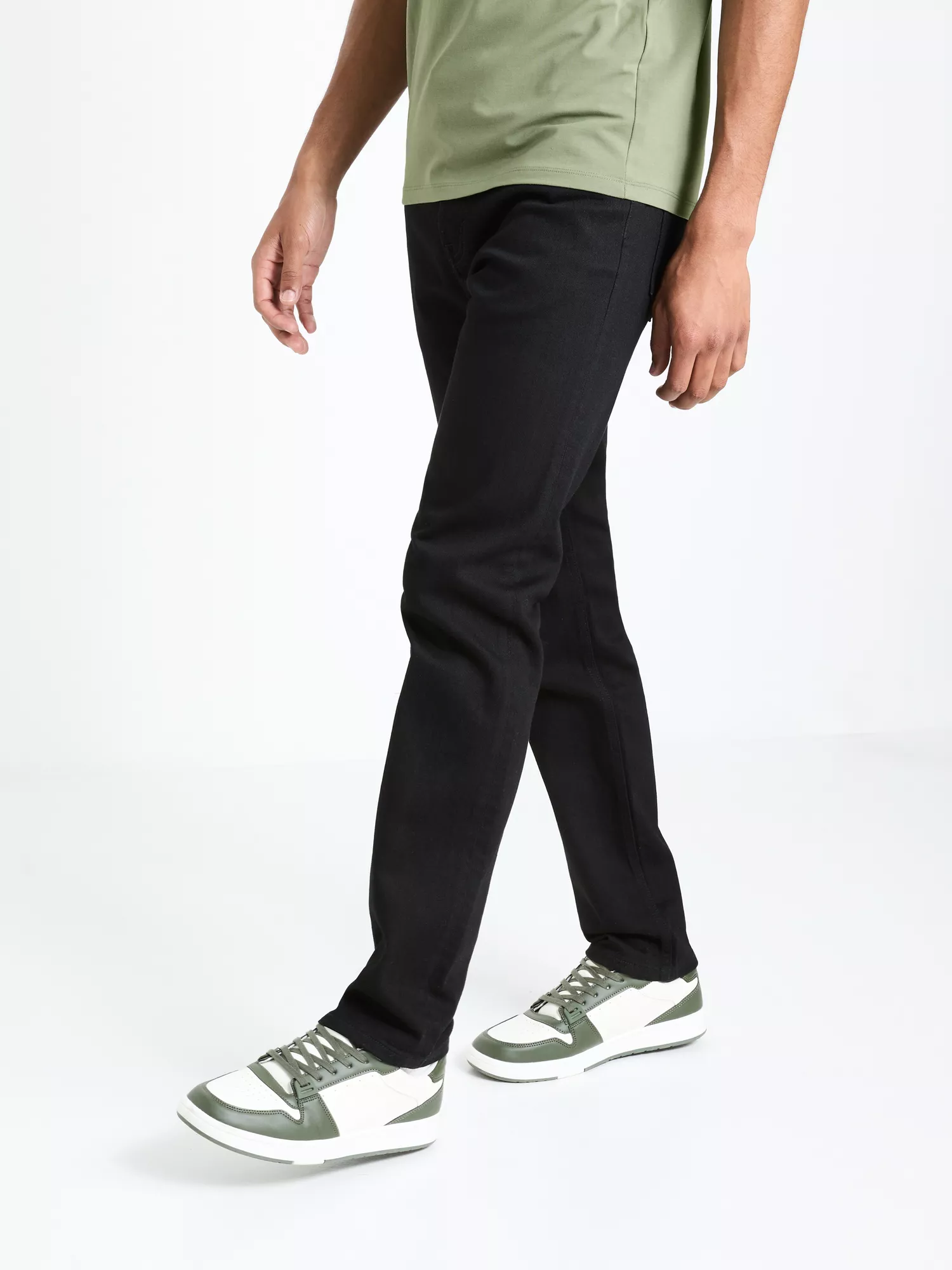 Džínsy C15 straight Coblack (2) Džínsy C15 straight Coblack (2)