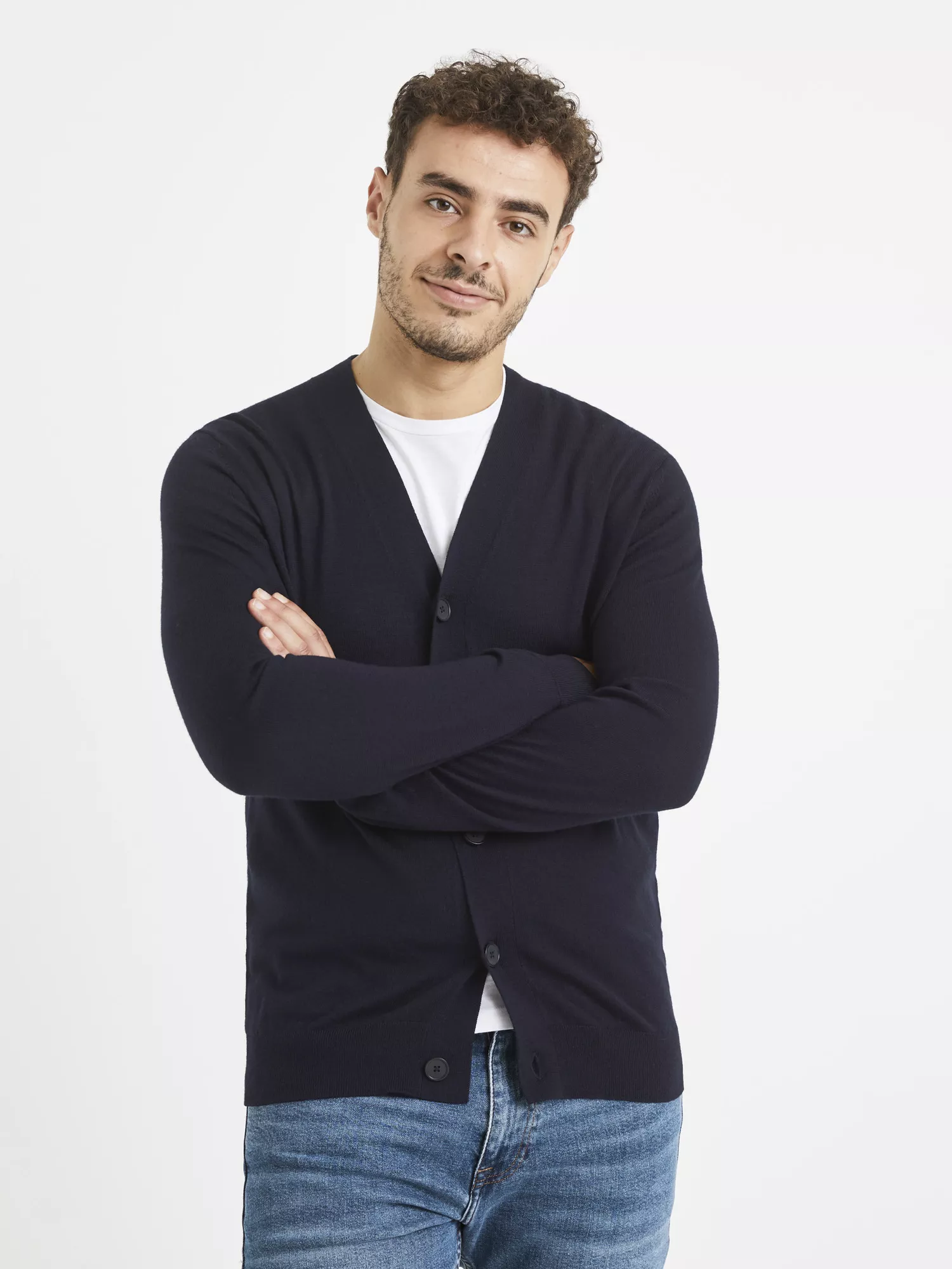 Vlnený kardigan Vemeri s gombíkmi (1) Vlnený kardigan Vemeri s gombíkmi (1)