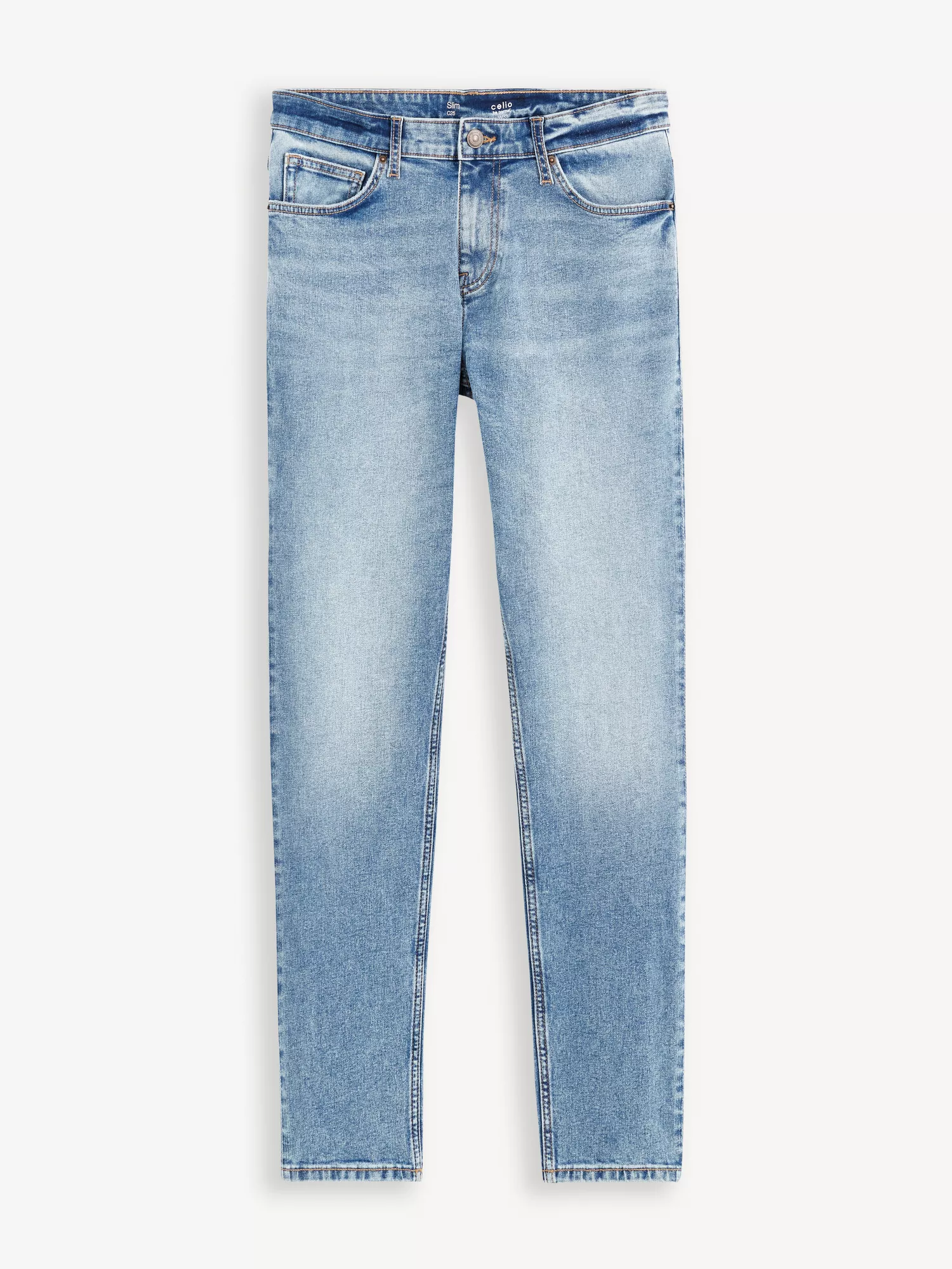 Džínsy slim C25 Foslim (5) Džínsy slim C25 Foslim (5)