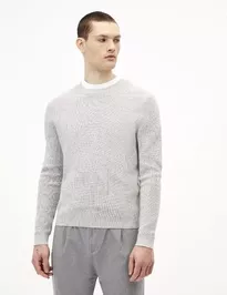 Pletený sveter Tepic s drobným vzorom