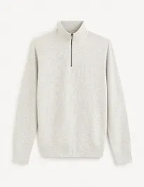 Sveter s golierom na zips Celim