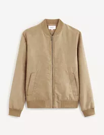 Bomber Budain z imitácie semišu
