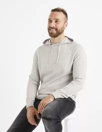 Pletený sveter Velvet kapucňa