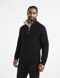 Sveter Veviking s golierom na zips