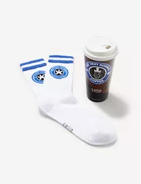 Ponožky v darčekovom balení káva