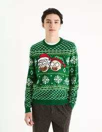 Vianočný sveter Rick & Morty