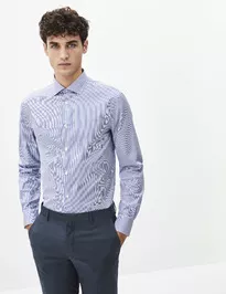 Pruhovaná košeľa Patrash slim fit