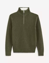 Sveter s golierom na zips Veviking