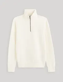 Sveter s golierom na zips Felinodek