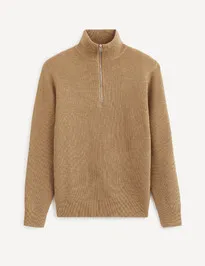 Sveter s golierom na zips Vetruck
