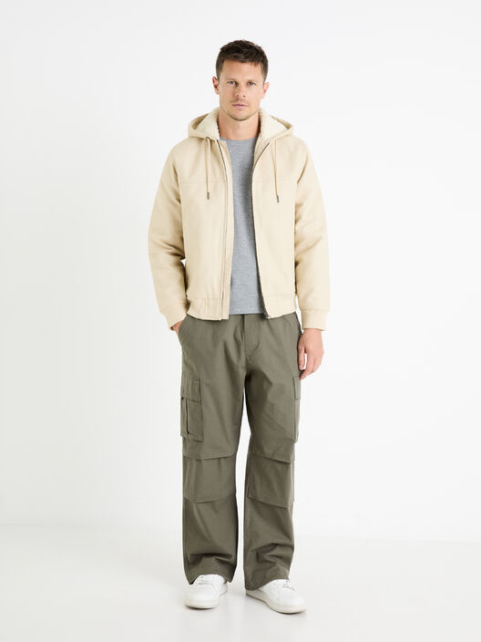 Bunda sherpa s kapucňou Fuhoodie