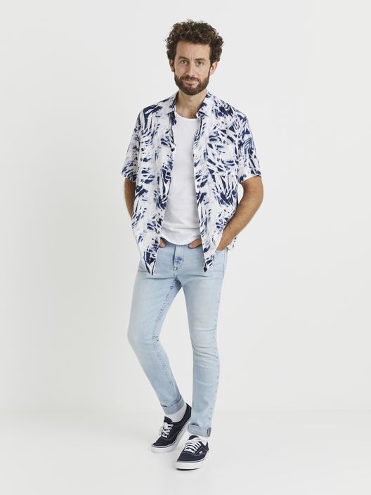 Džínsy C45 Vosky skinny