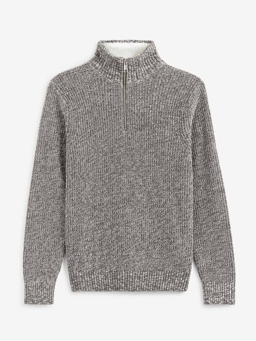 Sveter s golierom na zips Veviking