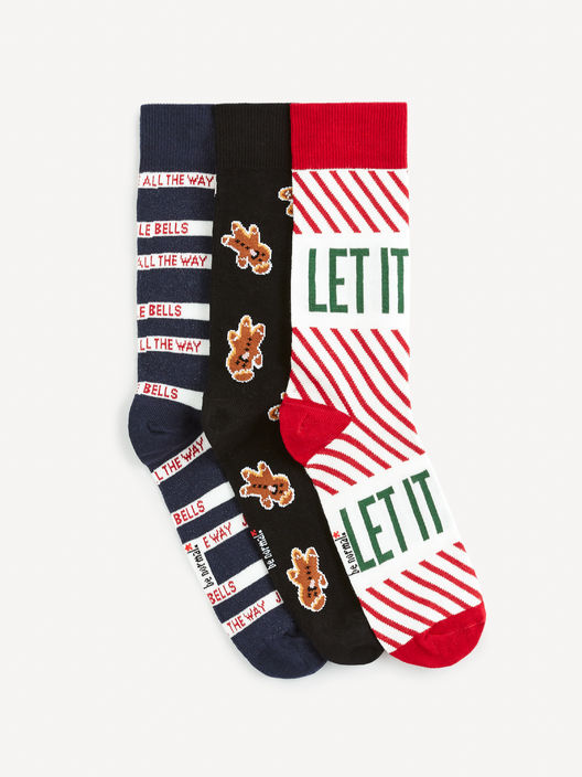 Ponožky v darčekovom balení, 3 páry