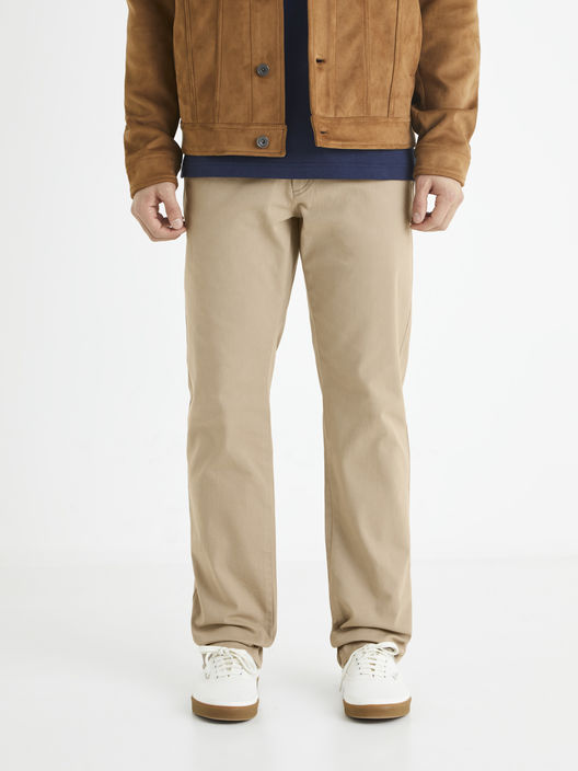 Nohavice chino straight bi-stretch