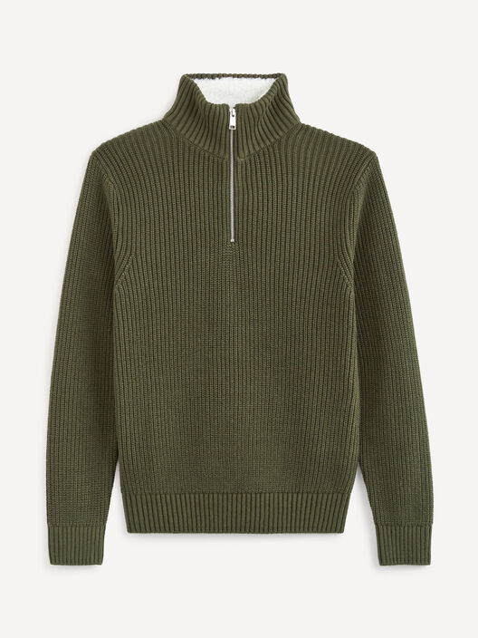Sveter s golierom na zips Veviking