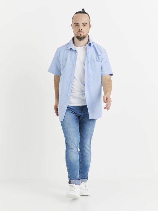 Džínsy C45 Vosky skinny