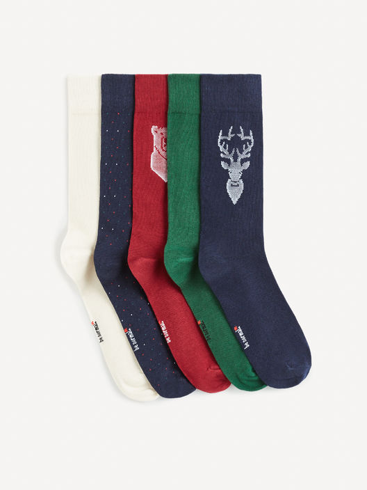 Ponožky v darčekovom balení, 5 párov