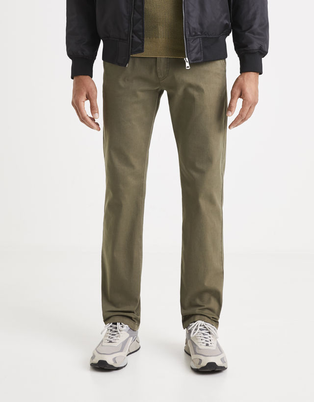 Nohavice chino straight bi-stretch