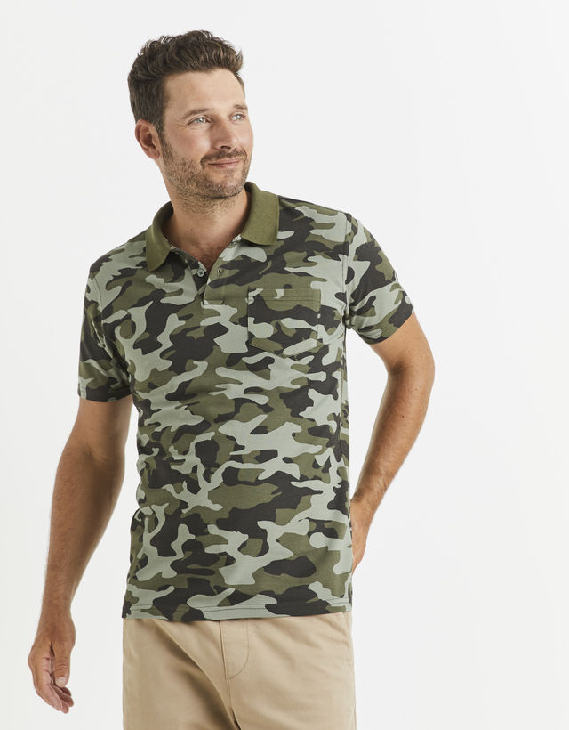 Maskáčové polo tričko Vemilitar Maskáčové polo tričko Vemilitar