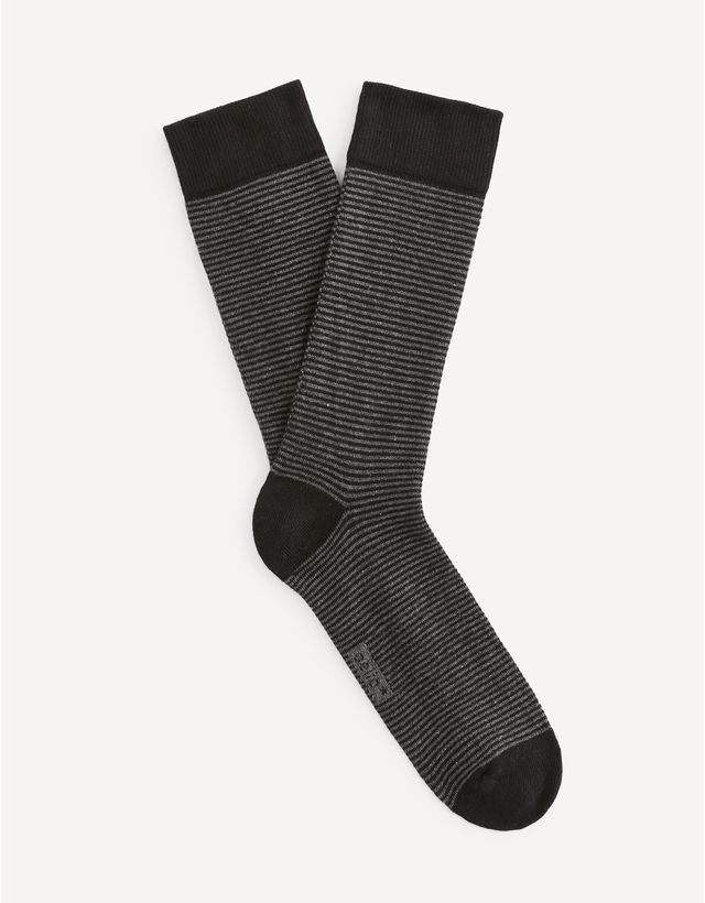 Prúžkované ponožky Vicaire z bavlny Supima®