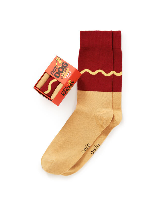 Darčekové balenie ponožiek Hotdog Darčekové balenie ponožiek Hotdog