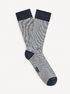 Prúžkované ponožky Vicaire z bavlny Supima® (1)