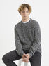 Pletený sveter Vemral melír (1)